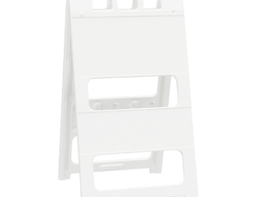 Plasticade® All-Plastic Barricade White