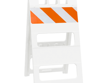 Plasticade® All-Plastic Type I Barricade (8" Top) - EG Sheeting