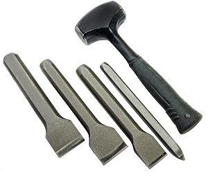Stone Mason Carbide Chisel Kit