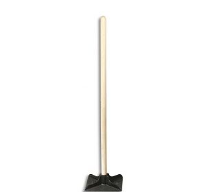 Cast Iron Tamper with Wood Handle