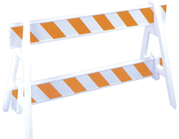 Plasticade® A-Frame Barricade Kit (Two Legs and Two I-Beam Boards)