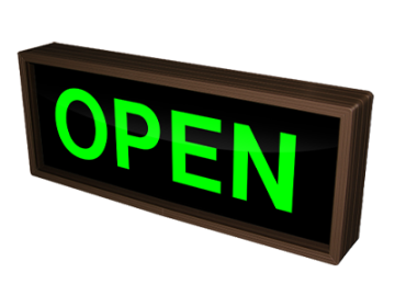 OPEN LED Sign - Backlit