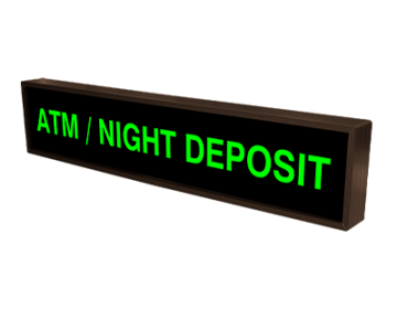 ATM | NIGHT DEPOSIT LED Sign