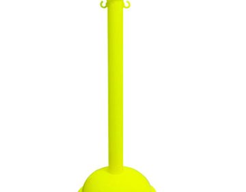 3" Heavy-Duty Plastic Stanchion 32" Tall - Pair
