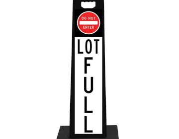 Vertical Panel 45" Parking Lot Sign (LOT FULL)