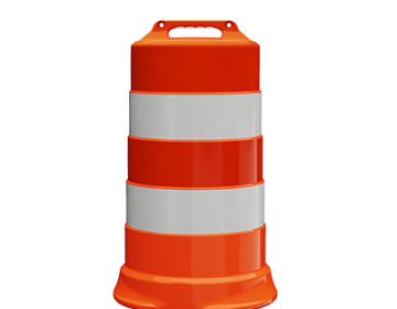 Commander™ Traffic Drum (6" EG Sheeting)