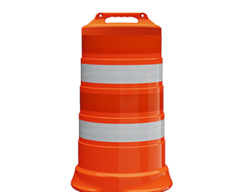 Commander™ Traffic Drum (4" DG Sheeting)