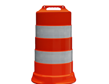 Commander™ Traffic Drum (6" DG Sheeting)