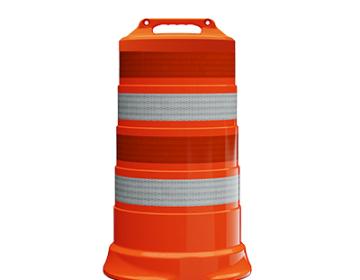 Commander™ Traffic Drum (4" HIP Sheeting)