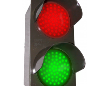 Dual LED Traffic Controller (Vertical) - Polycarbonate
