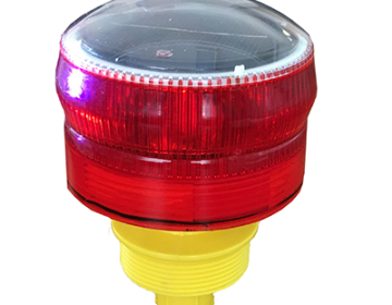 360-Degree Red Solar LED Airport Barricade Light