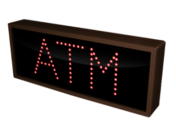 ATM LED Sign (Red) - Direct-view
