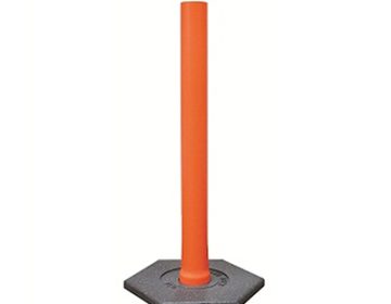 42" Open Top Delineator Post (No Sheeting) with 10 lbs. Base