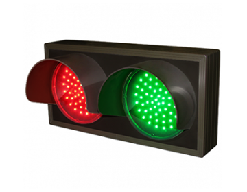 Dual LED Traffic Controller (Horizontal) - Aluminum