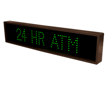24 HR ATM LED Sign - Direct-view