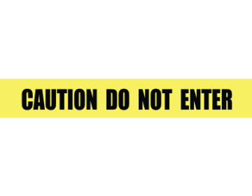Barricade Tape (CAUTION DO NOT ENTER) - 1000'
