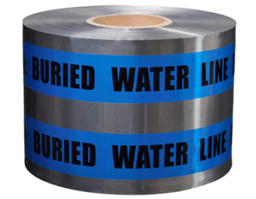 Underground Detectable Tape (CAUTION BURIED WATER LINE BELOW) - Blue