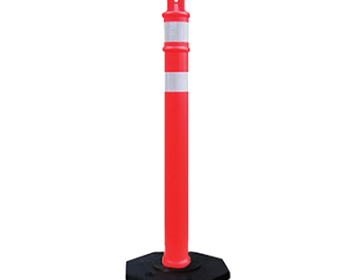 42" T-Top Delineator Post with Base