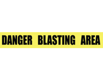 Barricade Tape (DANGER BLASTING AREA) - 1000'