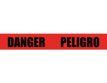 Barricade Tape (PELIGRO DANGER) - 1000'