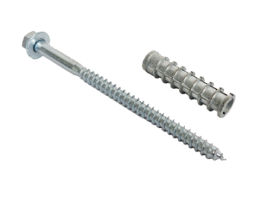 6" Lag Bolt Concrete Installation Hardware Kit