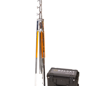 Portable LED Balloon Light Tower with Industrial Tripod Mount