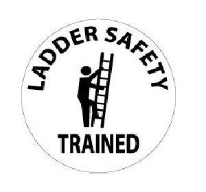 Ladder Safety Trained 2" x 2" - 25 Emblems