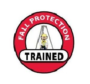 Fall Protection Trained 2" x 2" - 25 Emblems