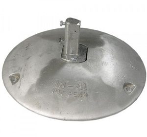 15" Aluminum Post Mounting Base