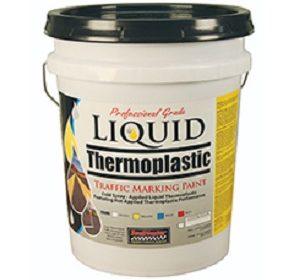 Liquid Thermoplastic Traffic Marking Paint - 5 Gal Black