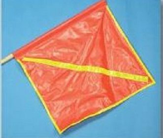 Reflective Highway Safety Flags Orange (Case of 10 Flags)