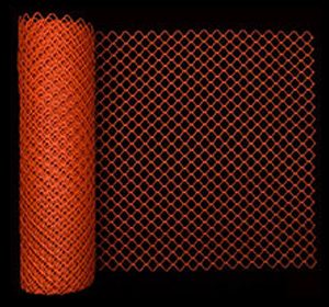 Orange Diamond Link Fence 2" x 2" Holes