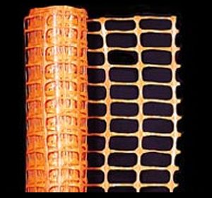 Orange Warning Barrier Fence