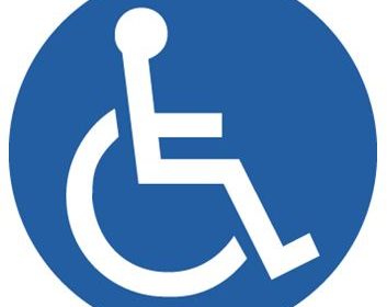 Handicapped Symbol 17" diam.