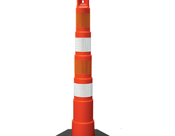 Navicade™ 42" Channelizer Cone with 16 lb Base (4" HIP Sheeting)