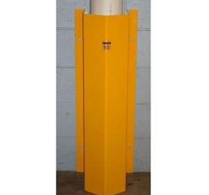 Pipe Shield 42" Pipe Guard Wall Mount (8" Wide) - Yellow