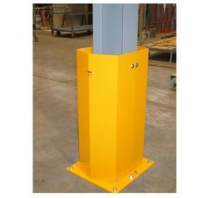 Column Shield 42" Column Guard (11" Wide) Set - Yellow