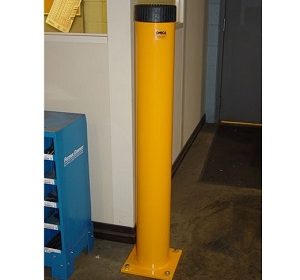 Post Shield 6" Diameter x 48" Pipe Bollard - Yellow