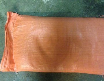 Orange Sandbags, 14" x 26" 2000 Hr, Bale of 1000
