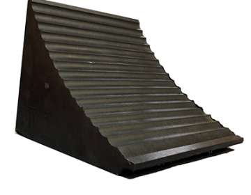 Heavy-Duty Rubber Wheel Chock (40 Ton)