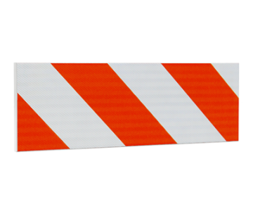 Plastic Boards for Type I and II Barricades (8" x 24")