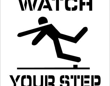 Forklift Traffic Area Plant Marking Stencil - 24"