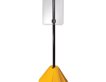 XL-Portable Pole 3™ Wheeled Sign Stand