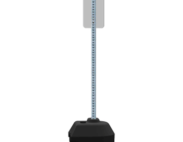 Industrial-Grade Steel Rock-It™ Portable Sign Post