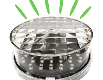 Green PAR46 Light Bulb for Railroad and Traffic Signal