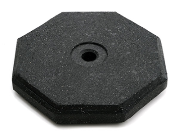 Octagon Rubber Base Portable Sign Stand System (30 lbs.)