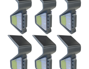 Highway Guardrail Warning Light with Glow Gel (Pack of 6)