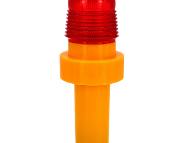 360-Degree Traffic Cone Light with Stem Insert