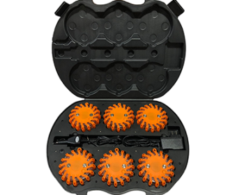 Orange LED Safety Flare Kit