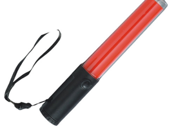 10.75" Compact Super-Bright Traffic Wand with Flashlight